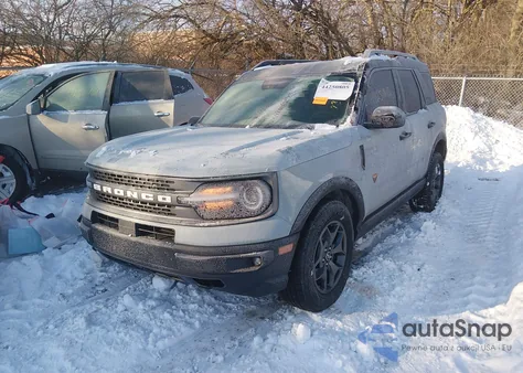 2021 Ford Bronco Sport Badlands z USA, uszkodzony, nr VIN 3FMCR9D9XMRA07183